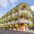 Old,French,Building,With,Typical,Iron,Balconies,In,The,French