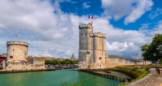 Panorama,Of,The,Port,Of,La,Rochelle,With,Its,Famous